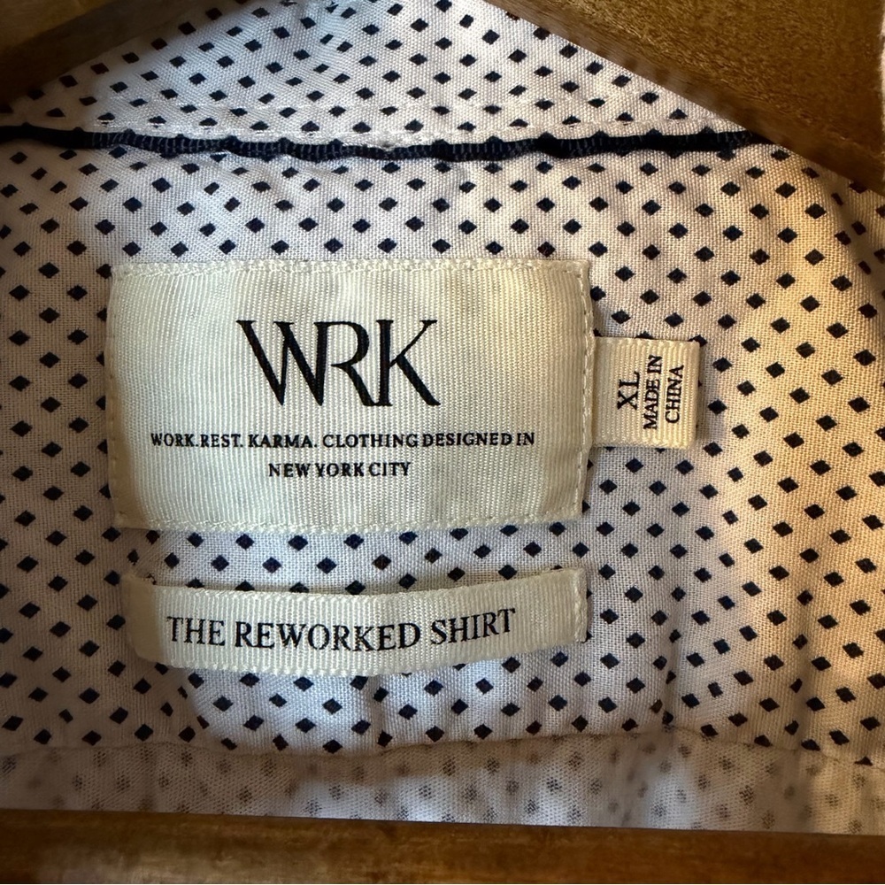 WRK Button Front Top Men’s XL - Picture 3 of 6